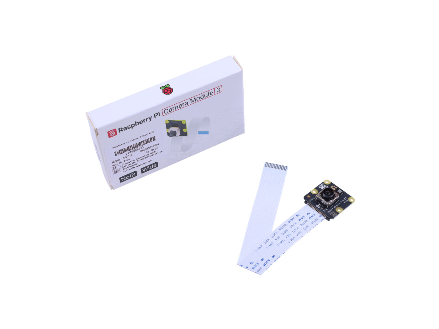 Raspberry Pi Camera Module 3 Wide NoIR - Sony IMX708, 4608 × 2592 pixels, 120 degrees Diagonal FOV, autofocus - Image 5