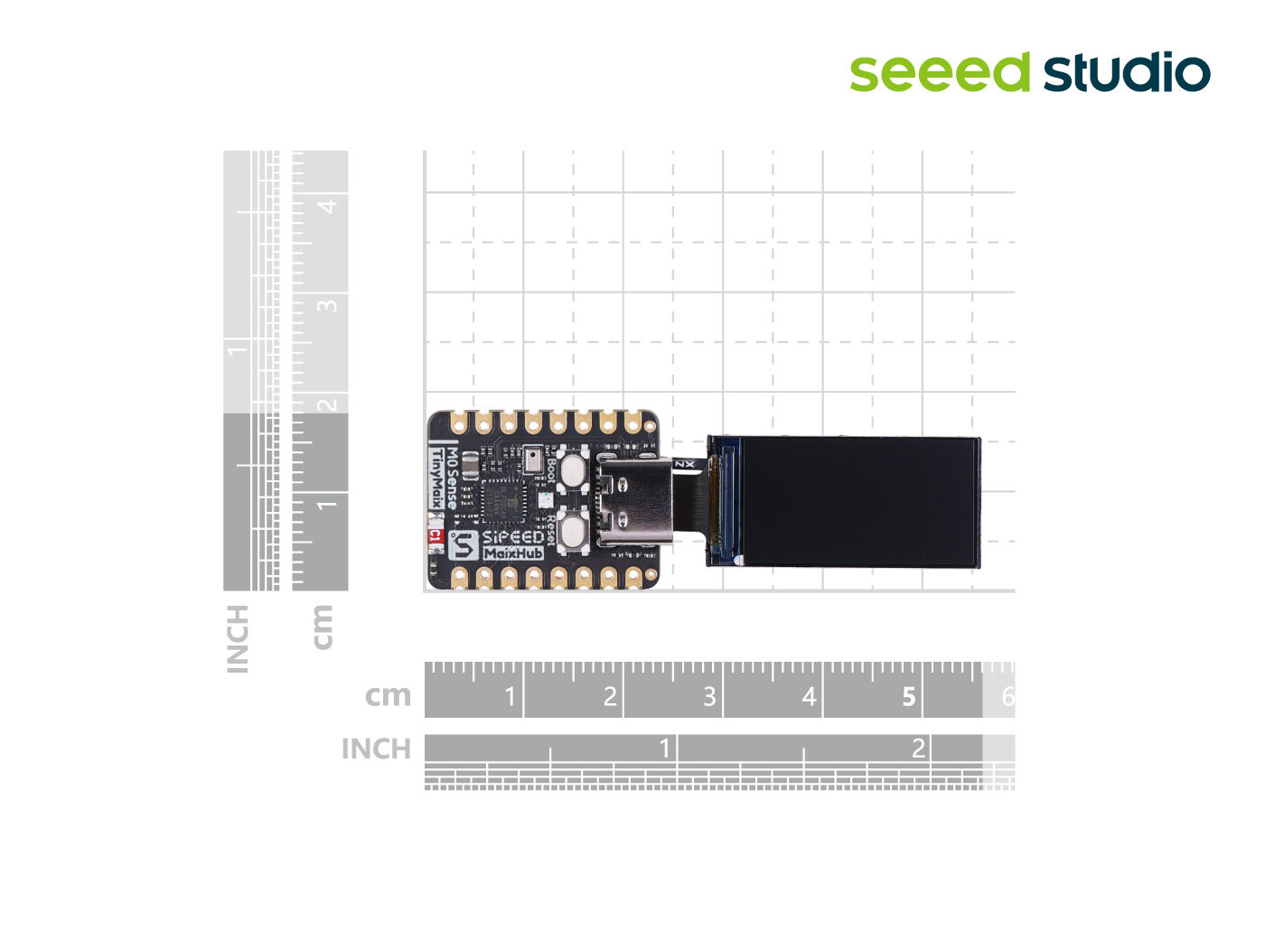 Sipeed M0sense -RISC-V Development Board Based on BL702 with 0.68 Inch LCD Screen - Image 5