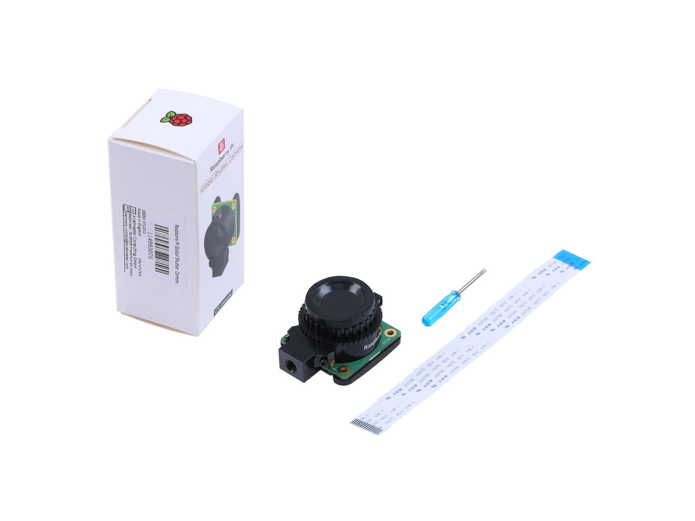 Raspberry Pi Global Shutter Camera - C/CS-mount, 1.6-megapixel IMX296 sensor, 3.45μm × 3.45μm pixel size, adjustable back focus length - Image 5