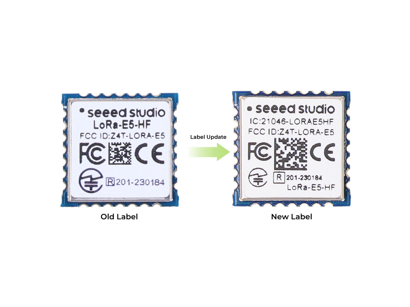 Wio-E5 Wireless Module (Bulk) - STM32WLE5JC, ARM Cortex-M4 and SX126x embedded, supports LoRaWAN on EU868 & US915 - Image 5