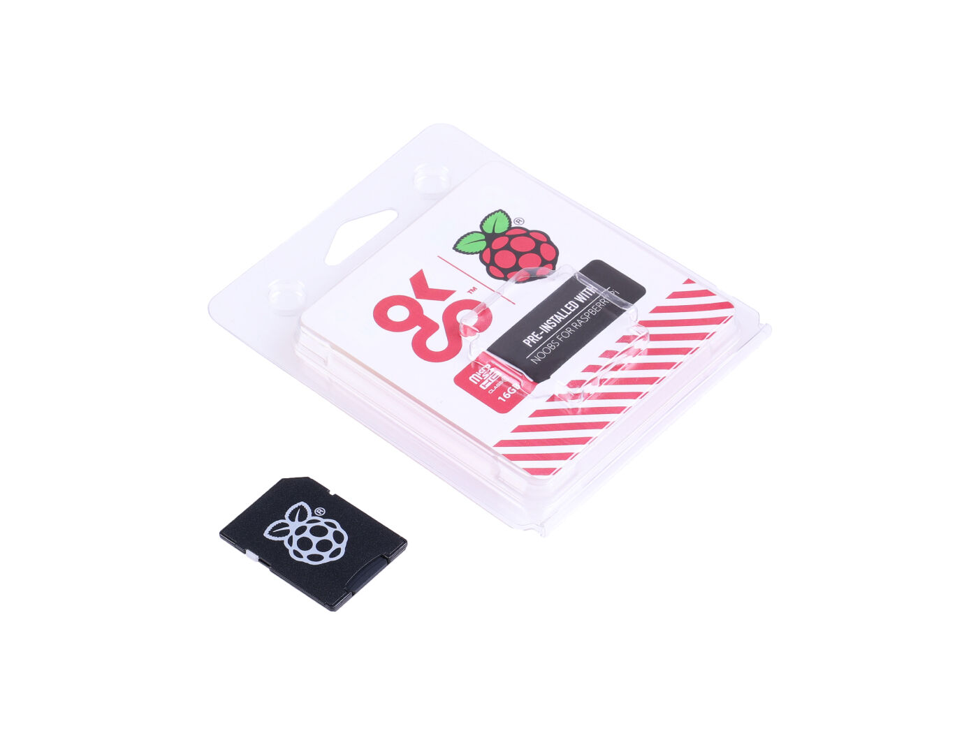 SD Card preloaded with NOOBS - TransFLash Card, 16GB, pre-installed Raspberry Pi 4 OS - Image 5