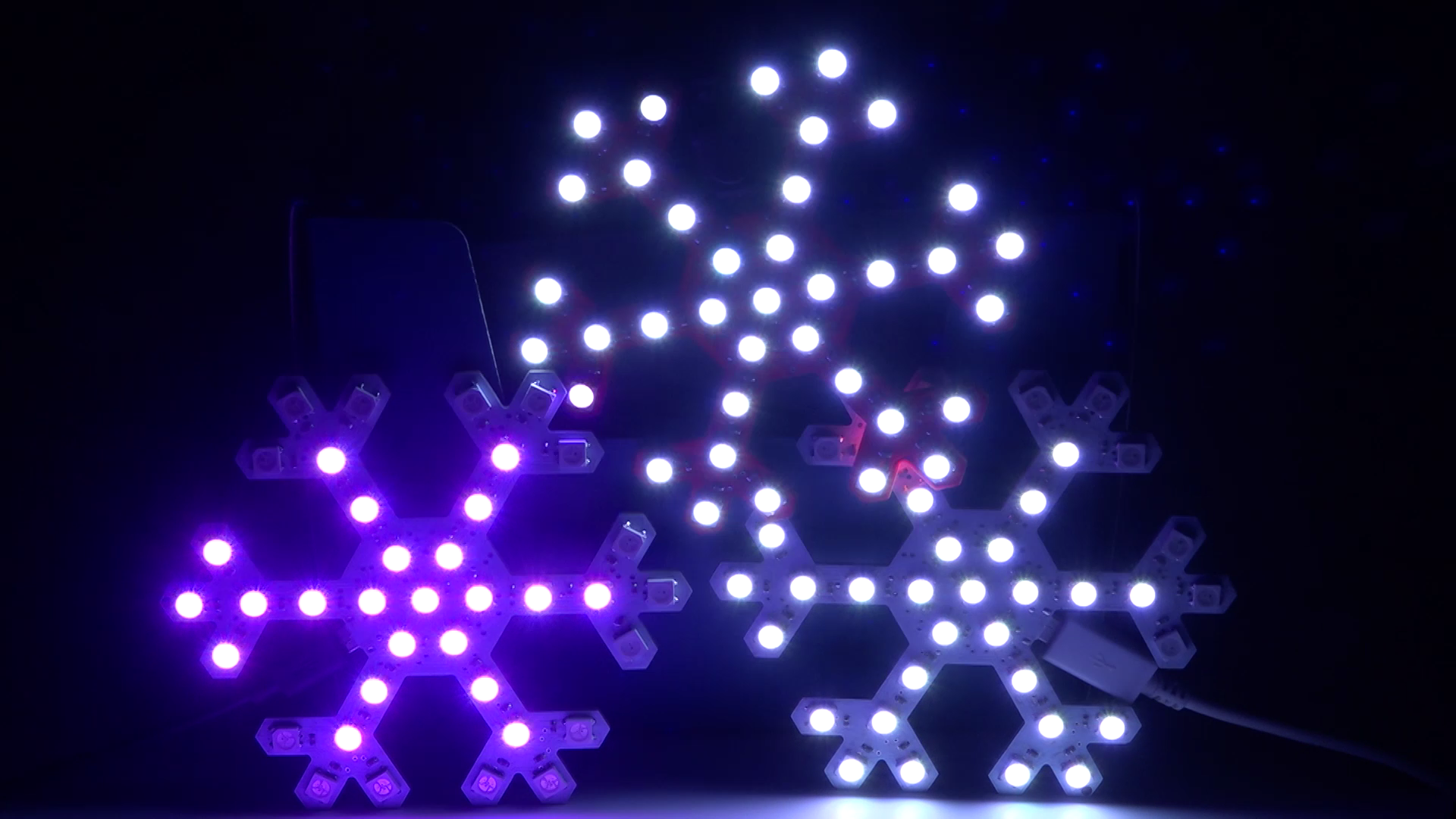 Programmable LED Snowflake Board for Christmas - Image 6