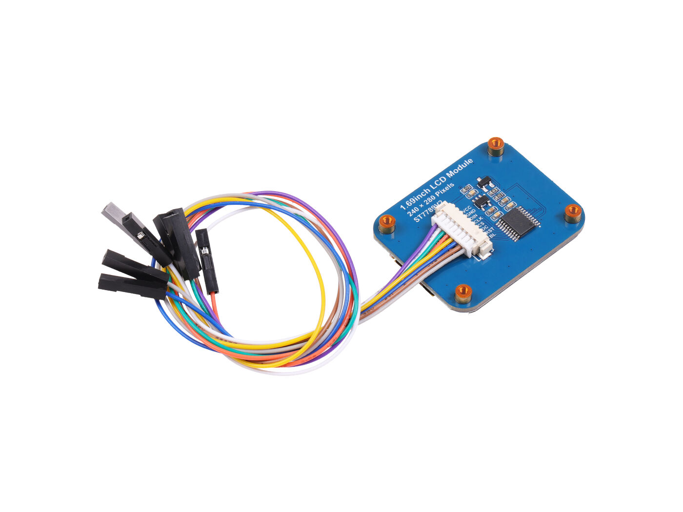1.69inch LCD Display Module, 240×280 Resolution, SPI Interface, IPS, 262K Colors, support Raspberry Pi, Arduino, STM32 - Image 6