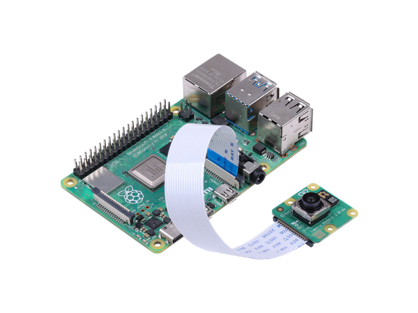 Raspberry Pi Camera Module 3 Wide - Sony IMX708, 4608 × 2592 pixels, 120 degrees Diagonal FOV, IR cut filter, autofocus - Image 6