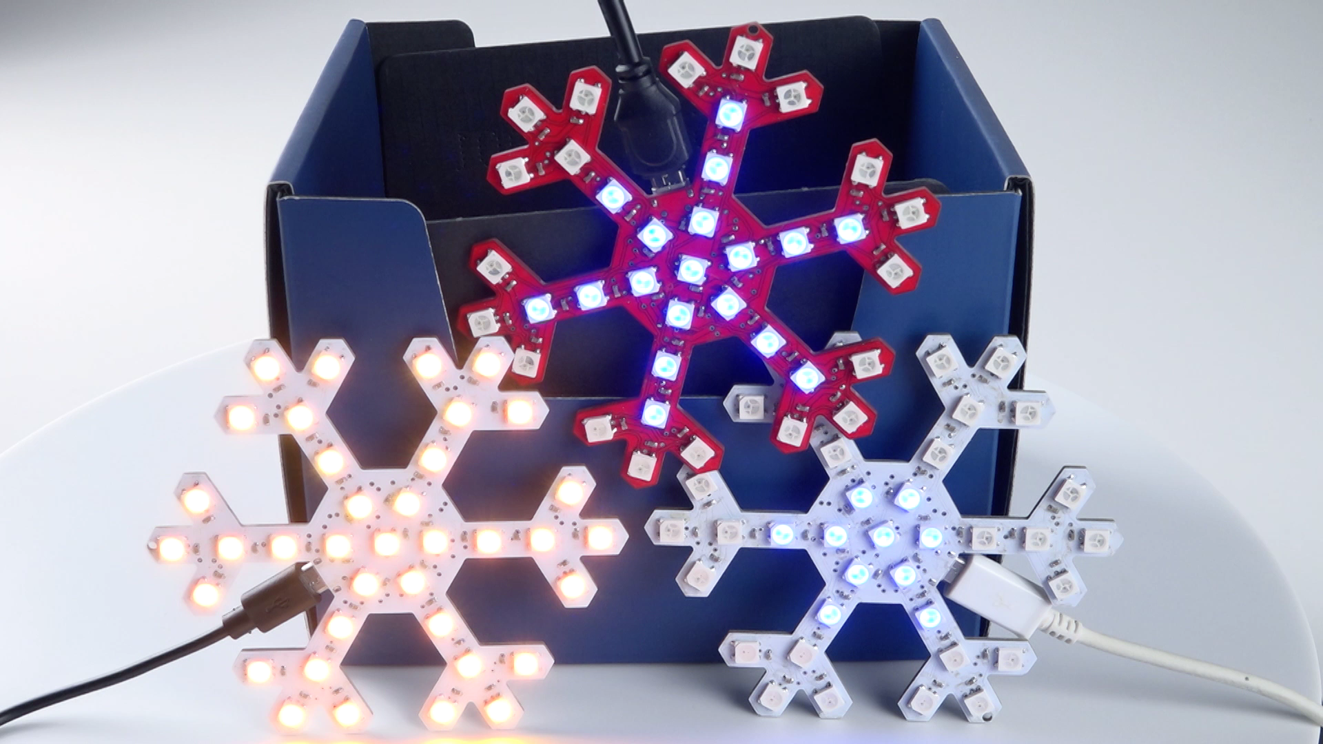 Programmable LED Snowflake Board for Christmas - Image 7