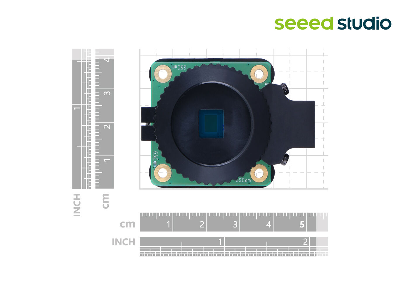 Raspberry Pi Global Shutter Camera - C/CS-mount, 1.6-megapixel IMX296 sensor, 3.45μm × 3.45μm pixel size, adjustable back focus length - Image 7