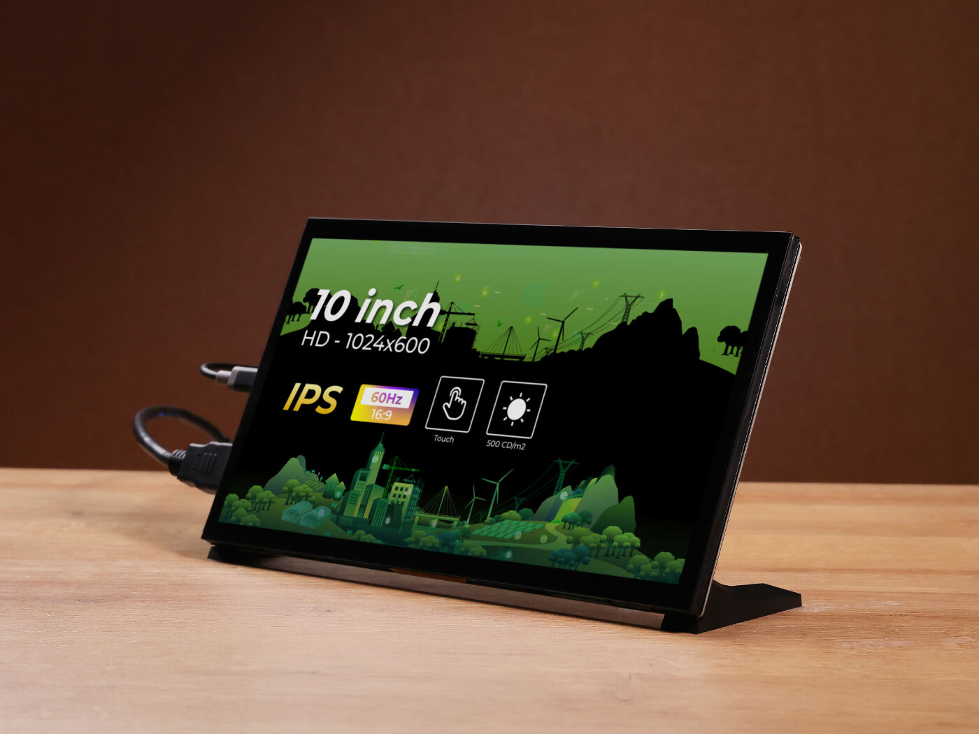 10.1 inch 1024x600 60Hz IPS Capacitive Touch Screen with speakers - Image 8