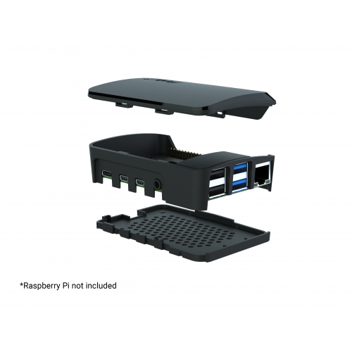 Argon POLY+ Raspberry Pi 4 Case (Black) - Image 4
