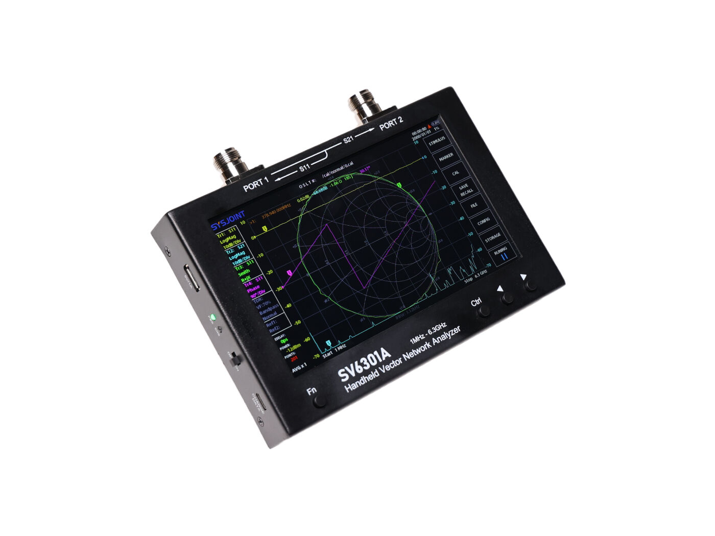 Chelegance JNCRadio SV6301A – 6.3G VNA WITH 7” CAPA,CITIVE TOUCHSCREEN, PowerOut -40dBm ~ -10dBm, PowerIn -100dBm(MAX), 8GB TF card - Image 8
