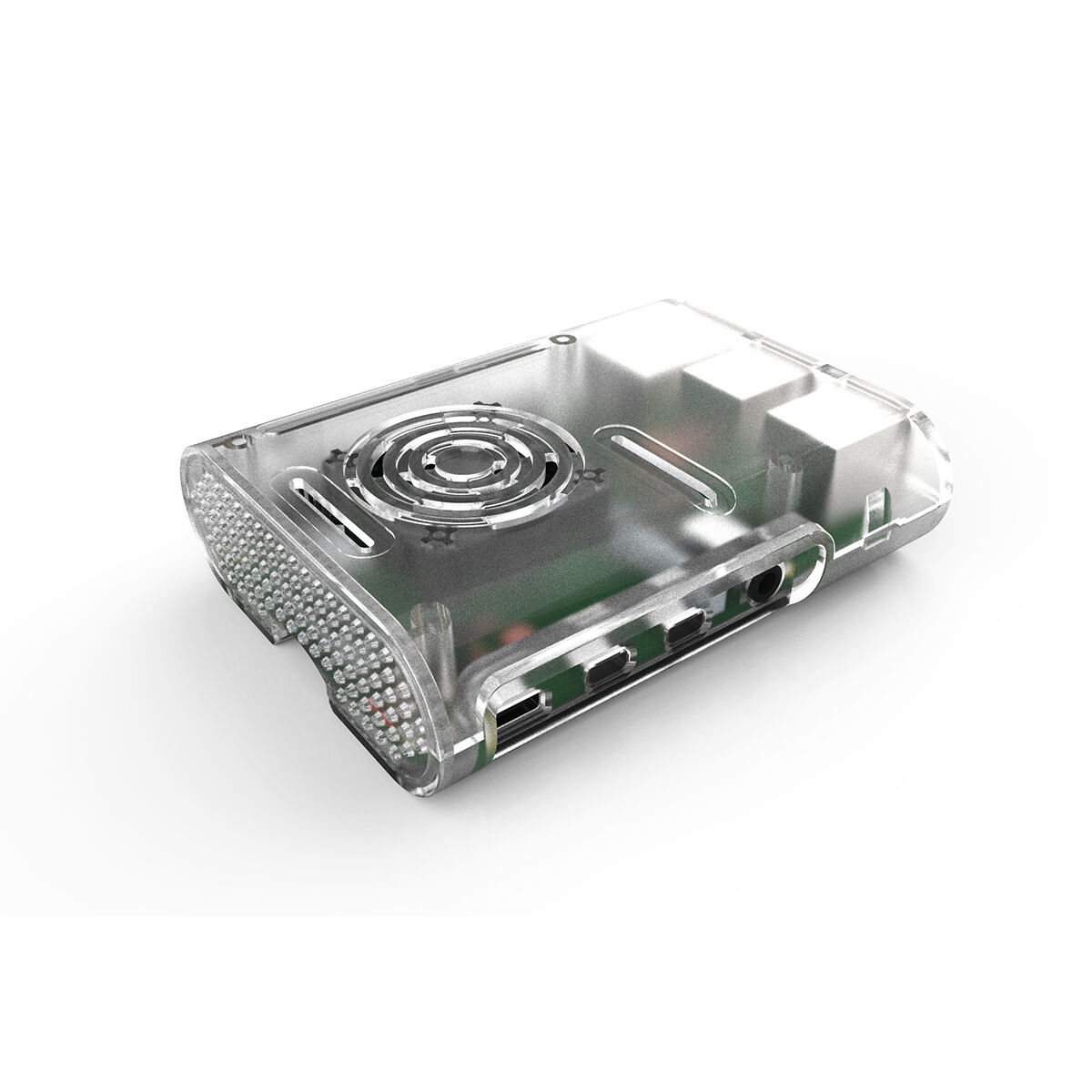 ABS Enclosure Transparent Case for Raspberry Pi 4 B - Image 4