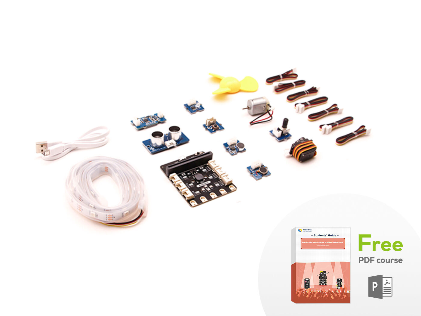 BitGadget Kit - Grove Creator Kit for Micro:bit with Free Course - Image 4