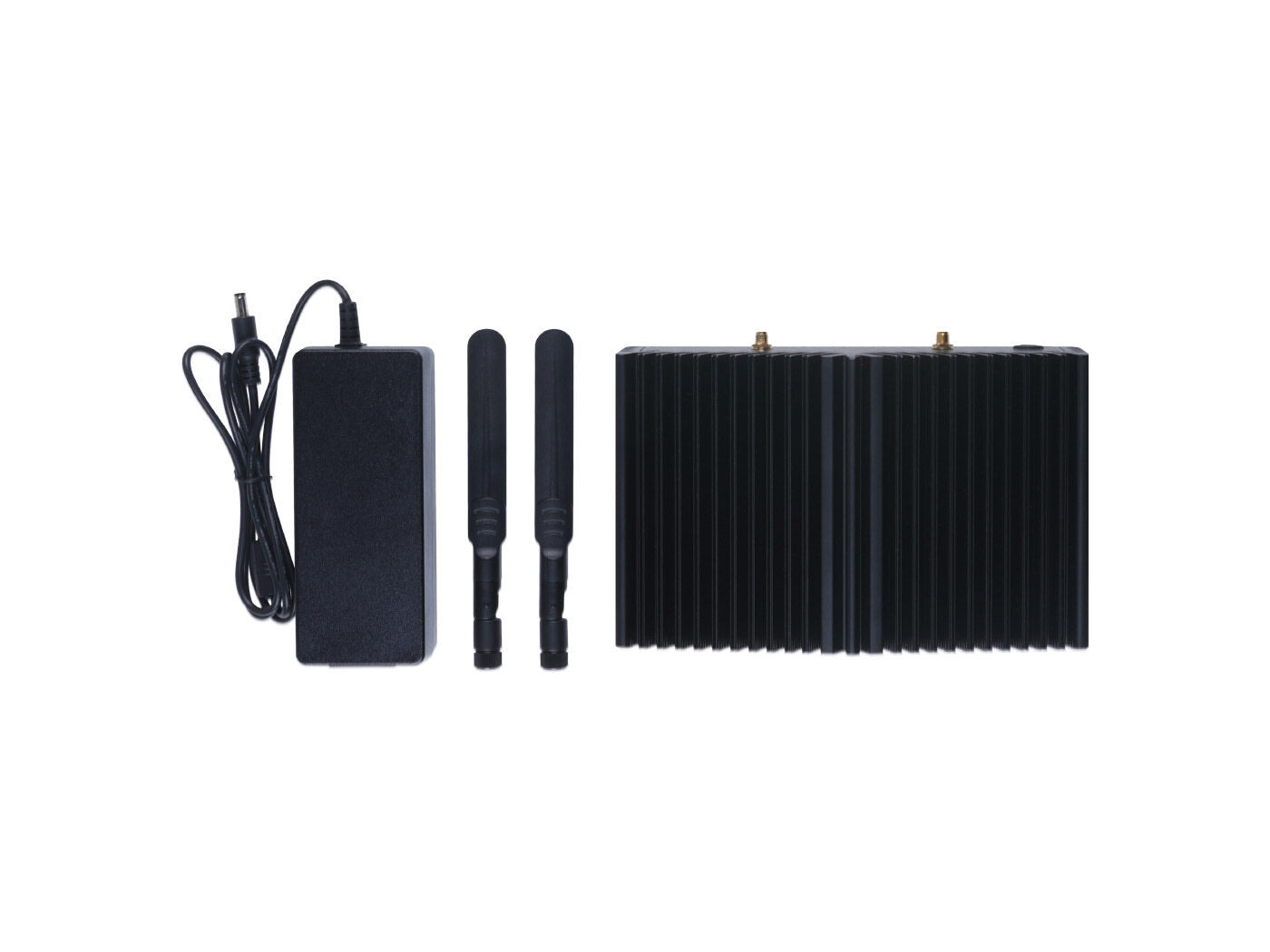 Jetson SUB Mini PC-Black with Jetson Xavier NX module, OLED screen, passive heat dissipation design, no-fan designing, 256GB SATA SSD, WiFi, Antennas and pre-installed JetPack System - Image 4