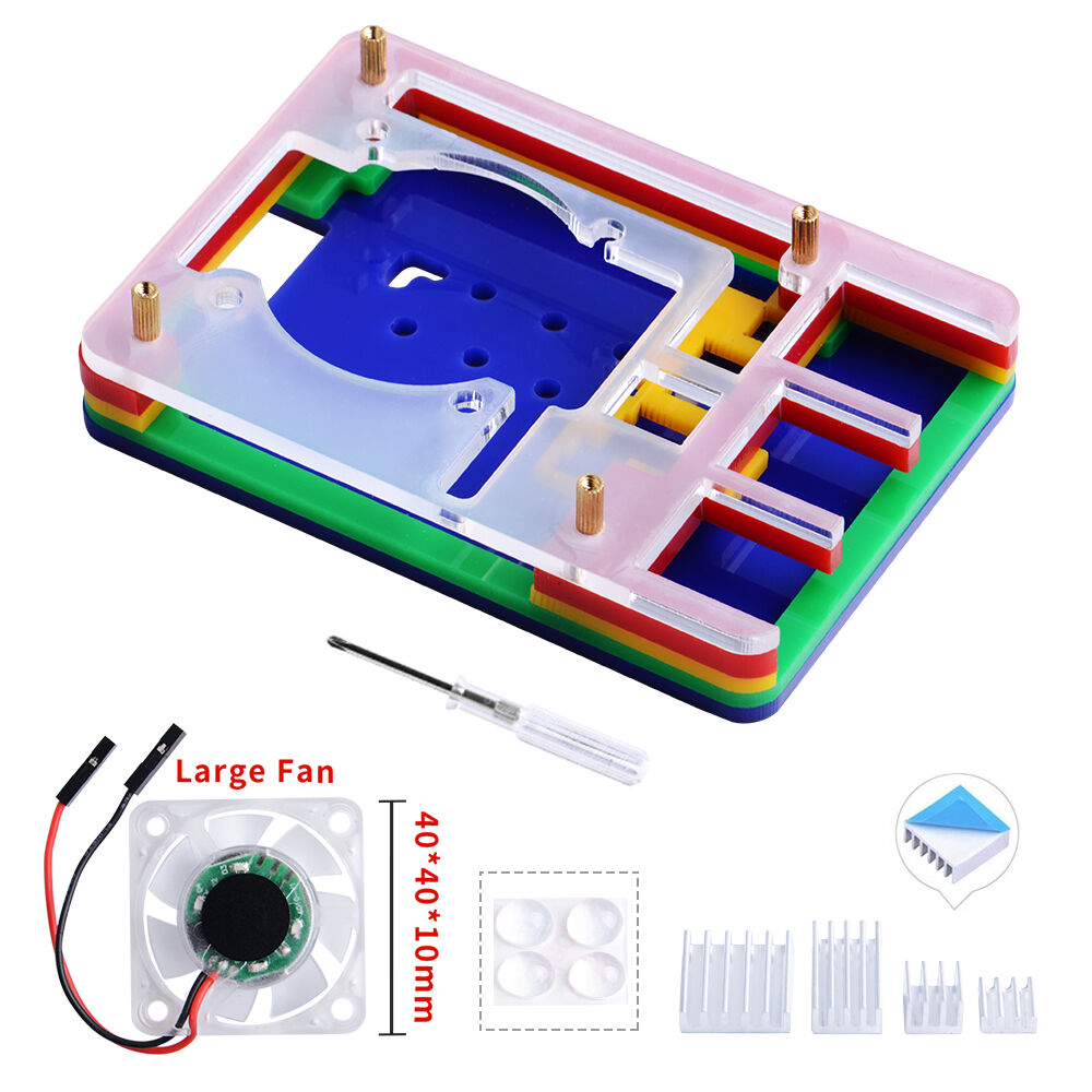Colorful Case with Single Fan (Support Pi 4B) - Image 4