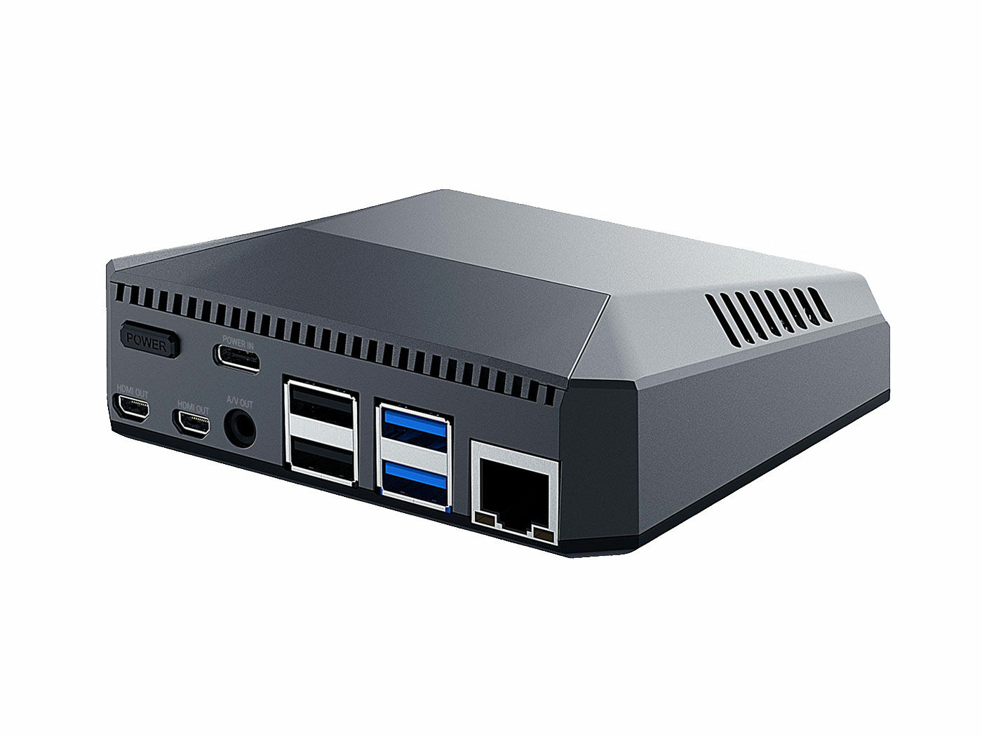Argon ONE Raspberry Pi 4 Aluminum Case - With Power Button & Cooling Fan - Image 3