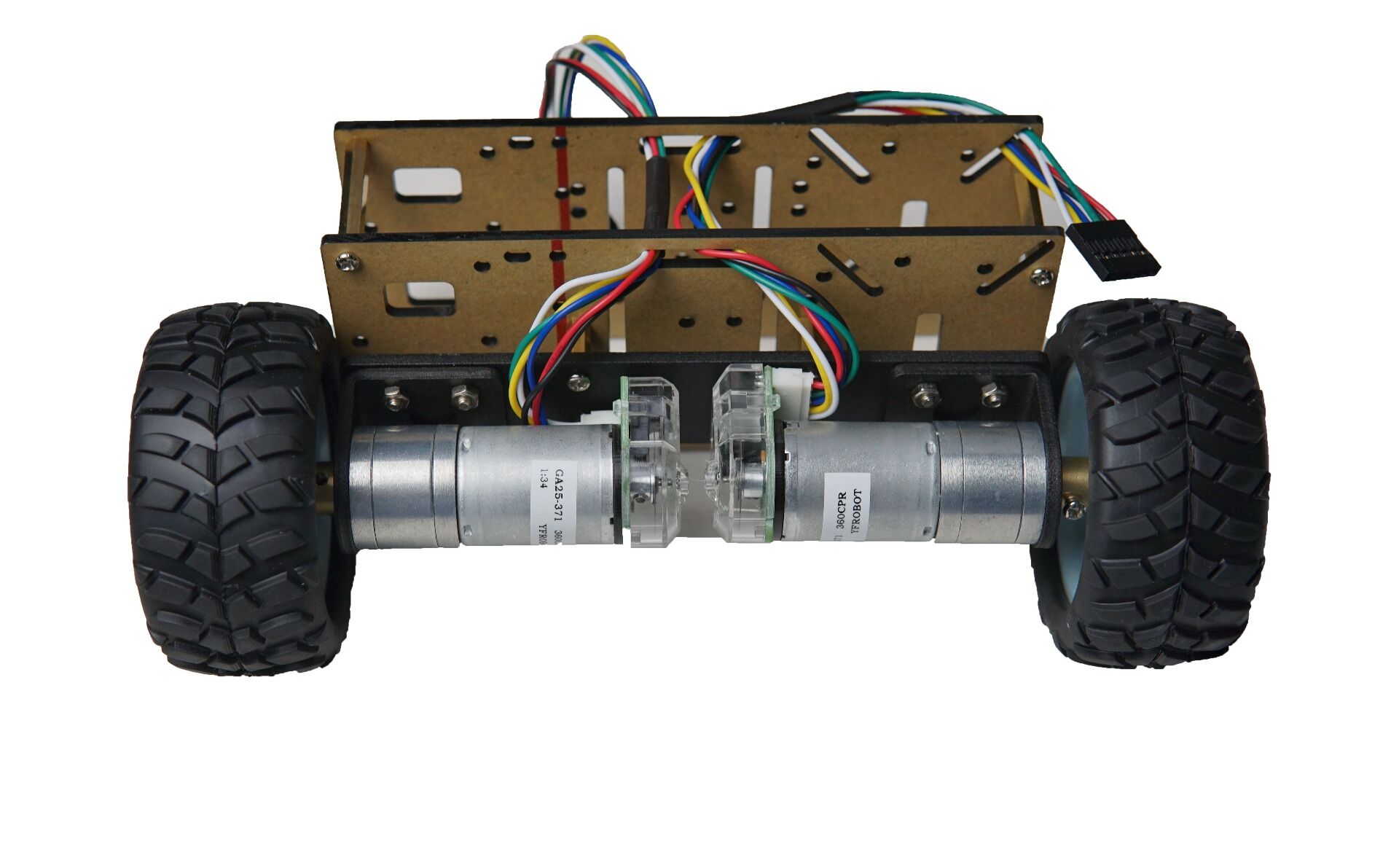 Two Wheels Balance Car Chassis with JGA25 Motor Kit - Image 2