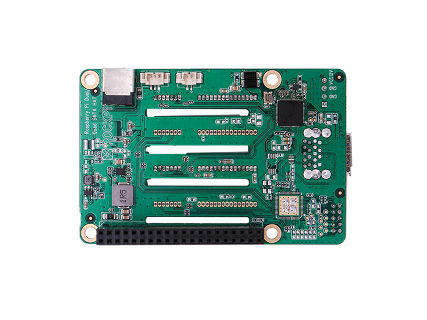 Dual SATA HAT for Raspberry Pi 4 - Image 3