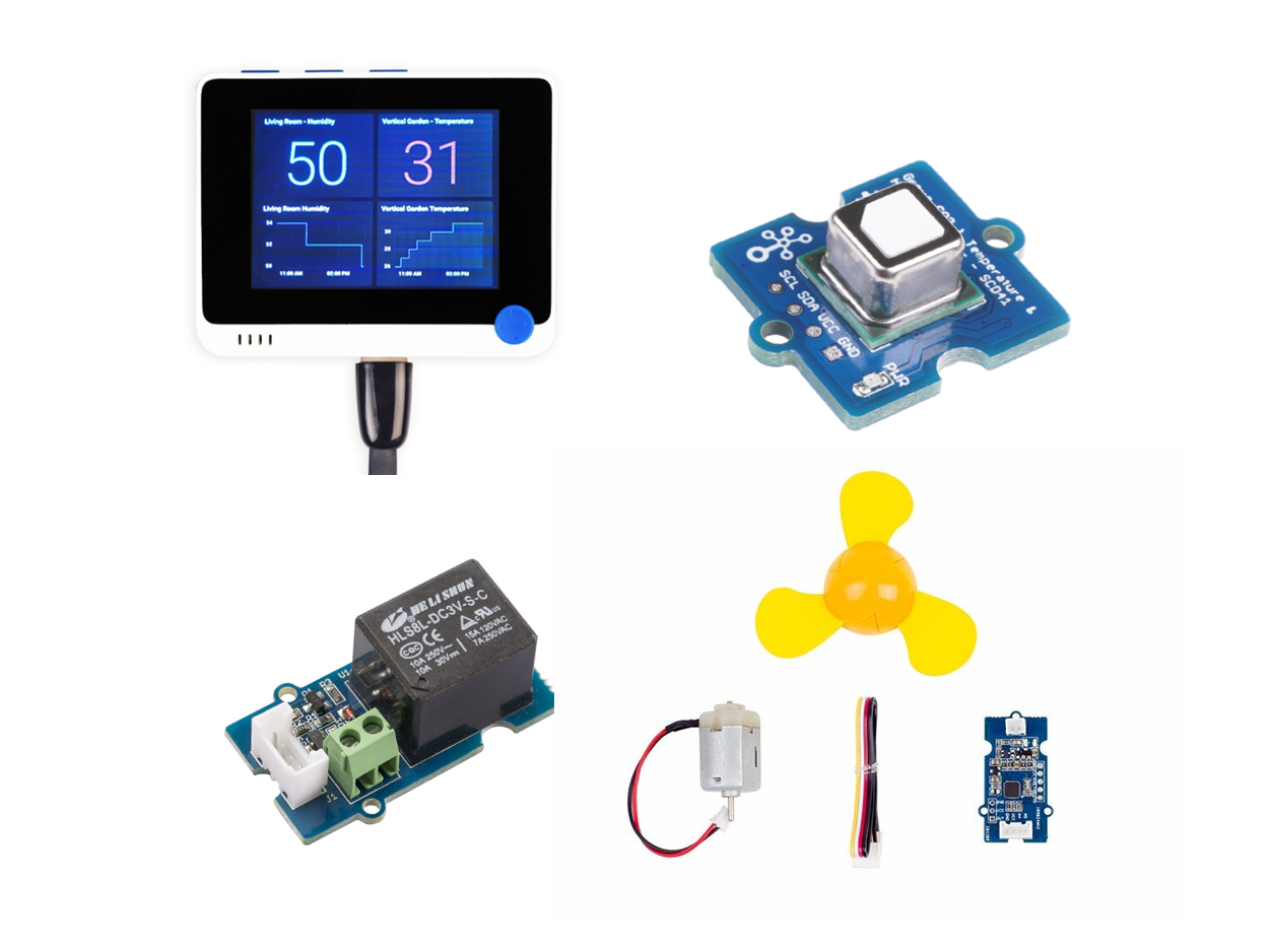 CO2 levels monitoring and Airflow control system using Wio Terminal - Image 2