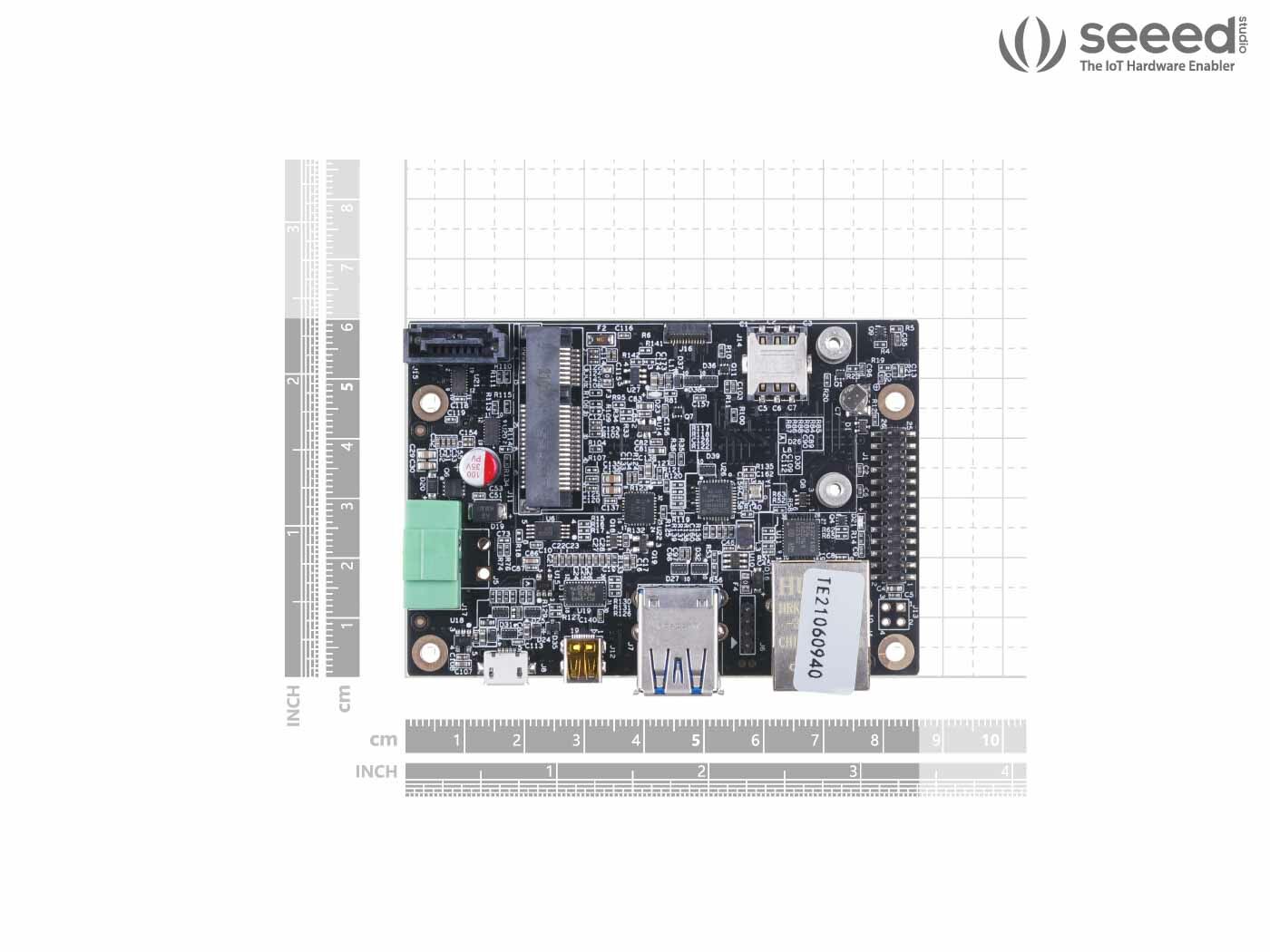 EX2-TX2 Carrier Board for JetsonTX series with compact size and rich ports (SIM card, SATA, mPCLe ,etc.) - Image 5