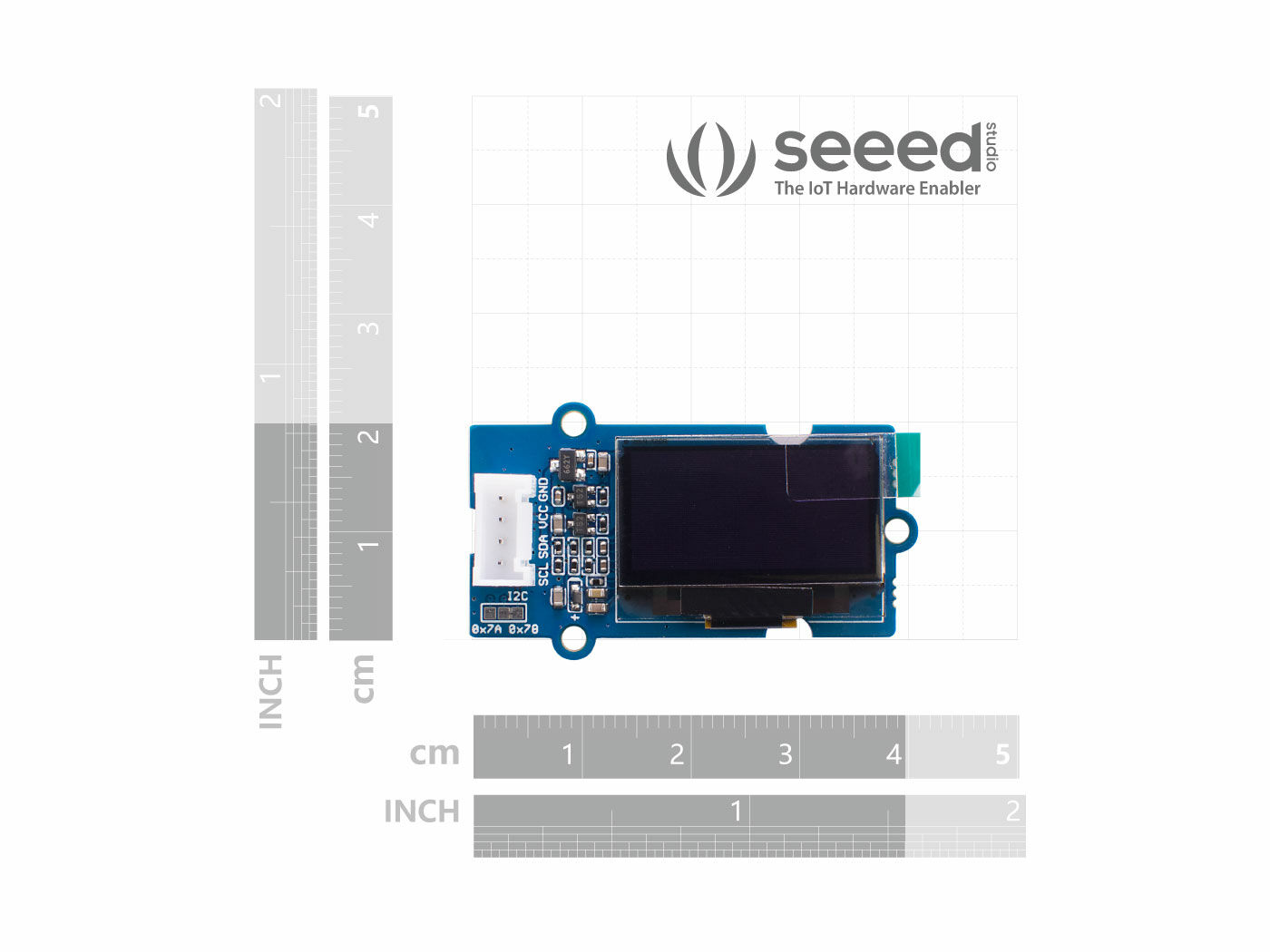 Grove - OLED Display 0.96" (SSD1315) I2C Interface Compatible with Arduino - Image 6