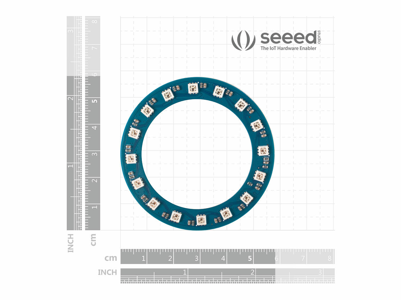 Grove - RGB LED Ring (16-WS2813 Mini) - Image 6