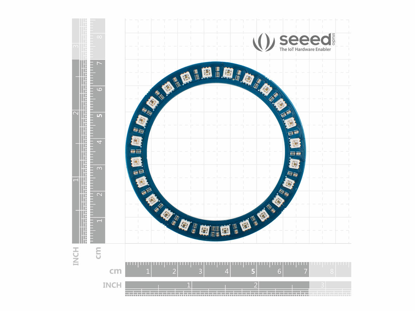 Grove - RGB LED Ring (24-WS2813 Mini) - Image 6