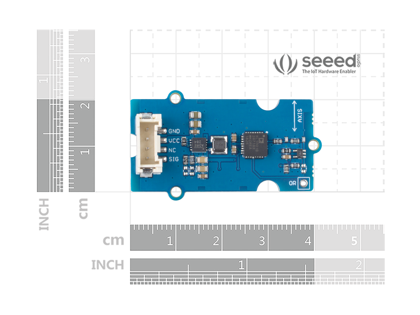 Grove - Single Axis Analog Accelerometer ±100g (ADXL1001) - Image 4