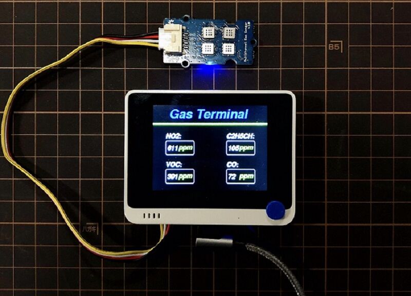 Grove - Multichannel Gas Sensor v2 - Besides CO, NO2, C2H5CH, VOC - MEMS gas sensor - Image 6