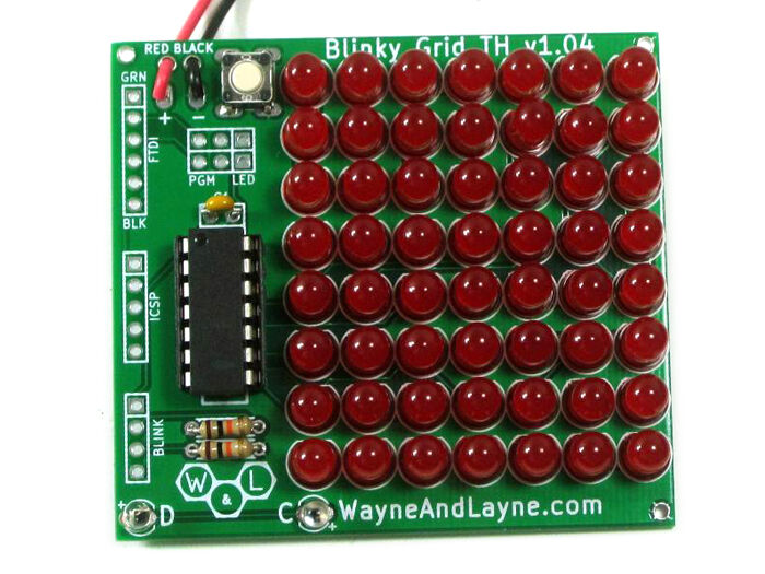 Blinky Grid Red