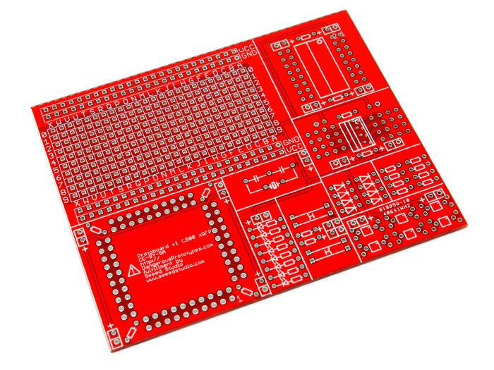 QFP surface mount protoboard - 0.50mm