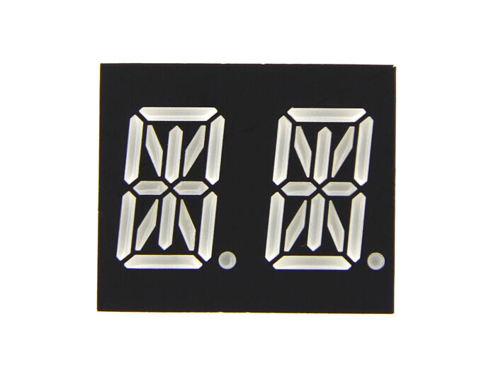 Dual Alphanumeric 14 Segment LED - Red 0.54" - Image 4