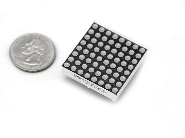 32mm 8x8 Square Matrix LED Blue - Common Anode - Image 2