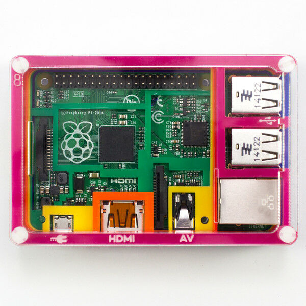 Pibow Rainbow Enclosure for Raspberry Pi Model B+ - Image 3