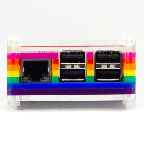 Pibow Rainbow Enclosure for Raspberry Pi Model B+ - Image 4