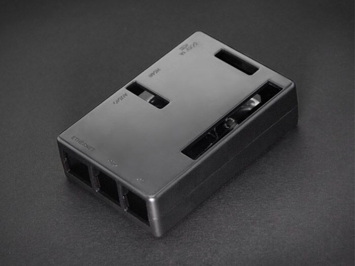Raspberry Pi B+/2/3B/3B+ Enclosure - Black - Image 2