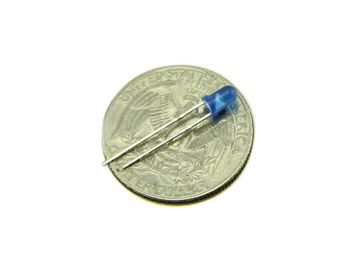 3mm LED Blue - 25 PCs - Image 2
