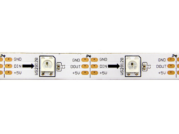 Digital RGB LED Flexi-Strip 30 LED - 1 Meter - Image 4