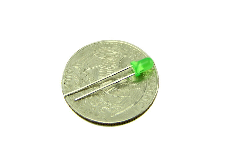 3mm LED Green - 25 PCs - Image 2