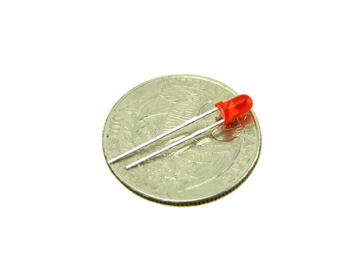 3mm LED Red - 25 PCs - Image 2