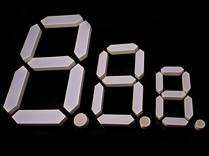 7 Segment Display - 8 Inches - Green - Image 3