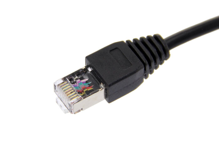 Black Ethernet Cable - 1 Meter - Image 2