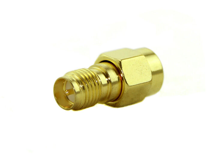 RF Adapter RP-SMA Jack to SMA Plug straight-long version - Image 4