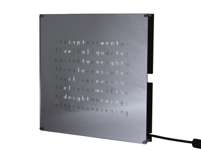 Clock THREEjr (with mirror faceplate) - Image 3