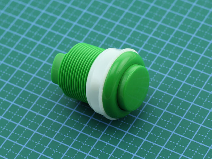 33mm Arcade Game Push Button - Green - Image 2