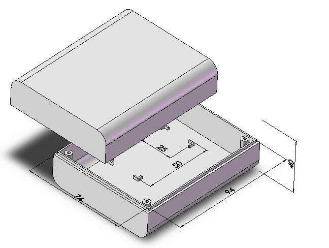 General Plastic Case 43*75*95mm - Image 3