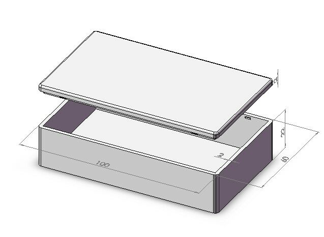 General Plastic Case 25x60x100 mm - Image 3