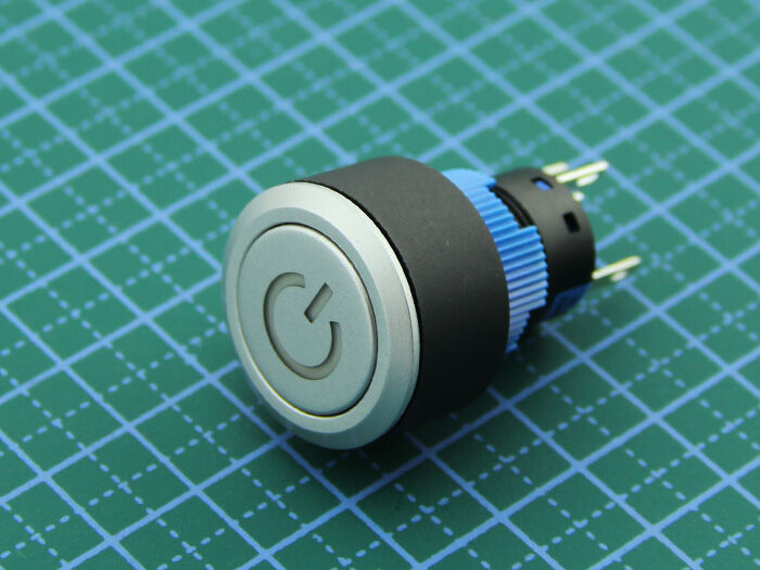 Latching Pushbutton Switch With Power Logo - Image 2