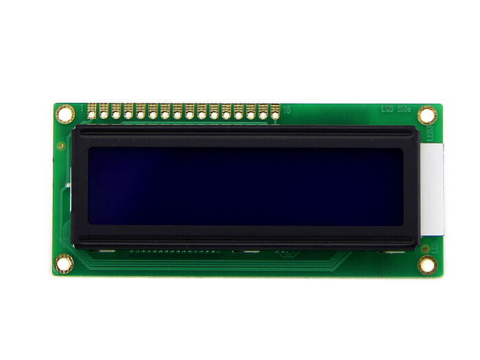 LCD 16x2 Characters - White Text Blue Background - Image 2
