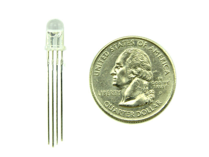5mm Triple Output LED RGB - Common cathode (20 PCs) - Image 2