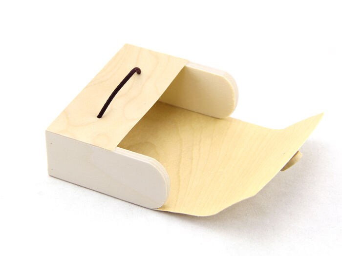 Lightweight Buckle Wood Case - 100x80x34 mm - Image 3