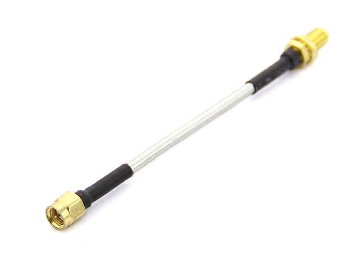 SMA M&F 6GHz Semi-Flexible cable RG402 - 10cm - Image 5